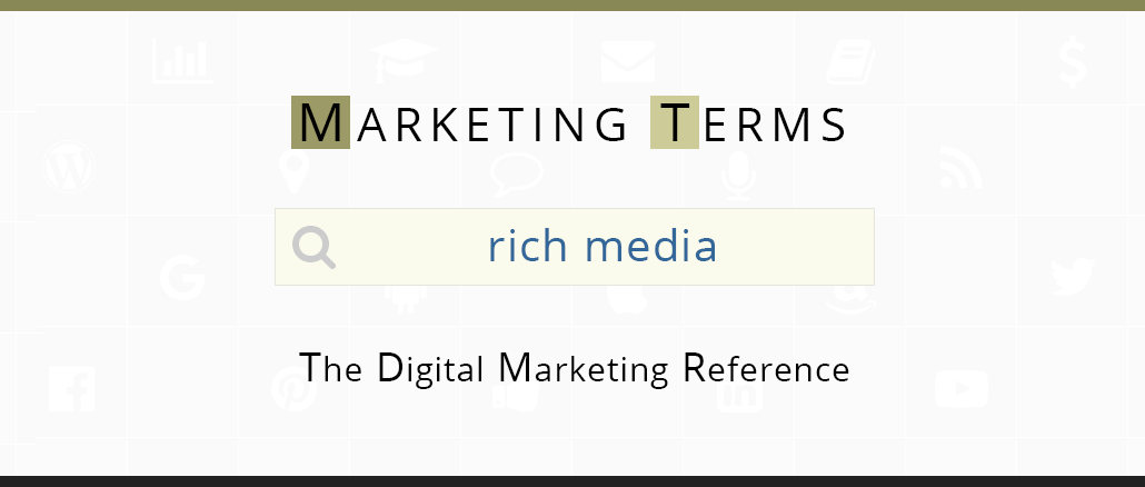 What Is Rich Media Definition Information