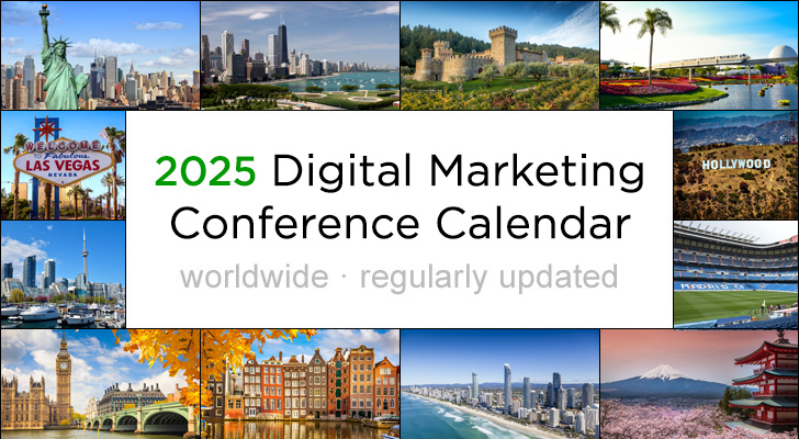 2025 Digital Marketing Conference Calendar