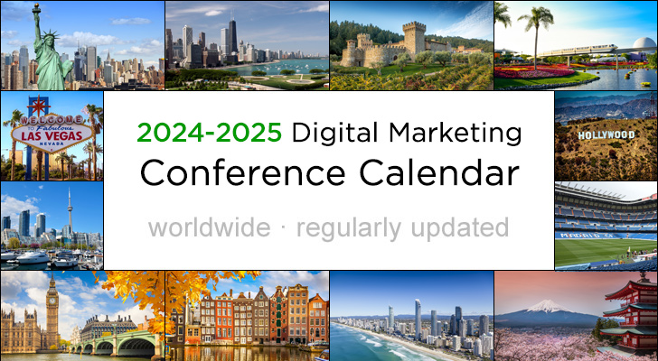 2024-2025 Digital Marketing Conference Calendar